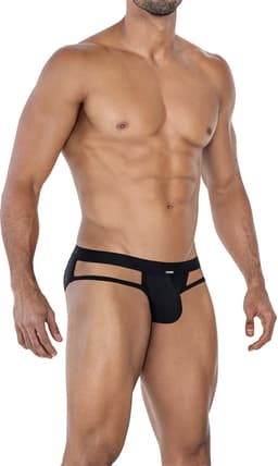 Cut4Men - Spandex Sexy Web Jockstrap - Zwart L — thumbnail 2
