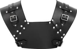 Rimba - Lederen Gladiator Borstharnas - Zwart — thumbnail 3
