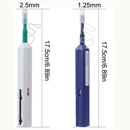 Fiber optic cleaner pen 2Pcs - LC&SC one click cleaner - voor 1.25mm MU/LC connectors - draagbaar en effectief - Homevero — thumbnail 2