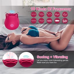 Intiem cadeau - Luchtdruk Vibrator Roos - Verwenpakket vrouw - Cadeau voor vriendin - 50 hartjes kaarsjes - 200ML Glijmiddel — thumbnail 5