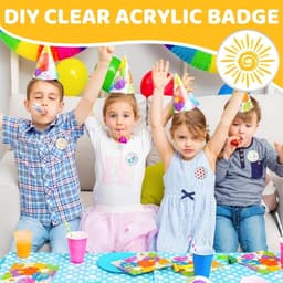 10 stuks gepersonaliseerde reversspelden, ronde reversspelden, gepersonaliseerde buttons, broches, ronde badges, voor doe-het-zelf gepersonaliseerde broches, Ø 58 mm — thumbnail 5