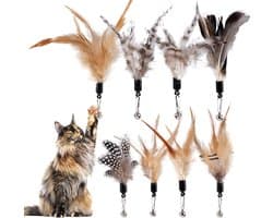 8 Stuks Kattenspeelgoed met Belletjes,Kattenveren Speelgoed met Belletjes