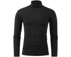 2026 Mannelijke Winter Warm Opstaande Kraag Mode Thermisch Ondergoed Mannen Basic T-Shirt Blouse Trui Lange Mouwen