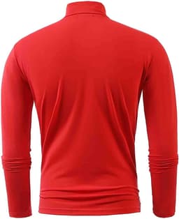 2026 Mannelijke Winter Warm Opstaande Kraag Mode Thermisch Ondergoed Mannen Basic T-Shirt Blouse Trui Lange Mouwen — thumbnail 3