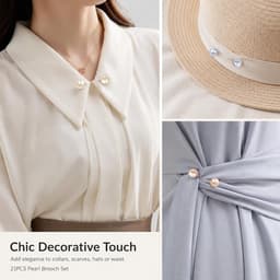 Broches voor kleding, parelspelden voor dames — thumbnail 3