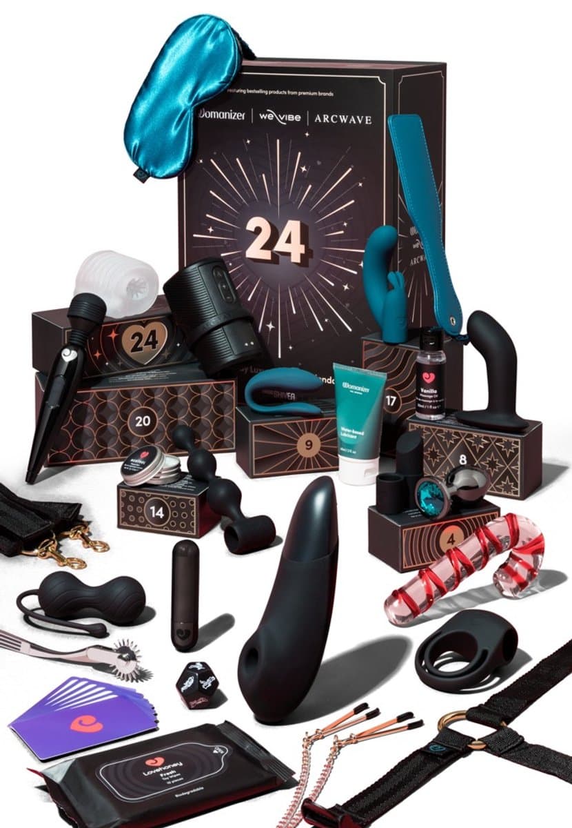 Luxe Erotische Advetskalender - Inclusief Womanizer Enhance + We-Vibe Sync Lite - Arcwave Zing — afbeelding 1