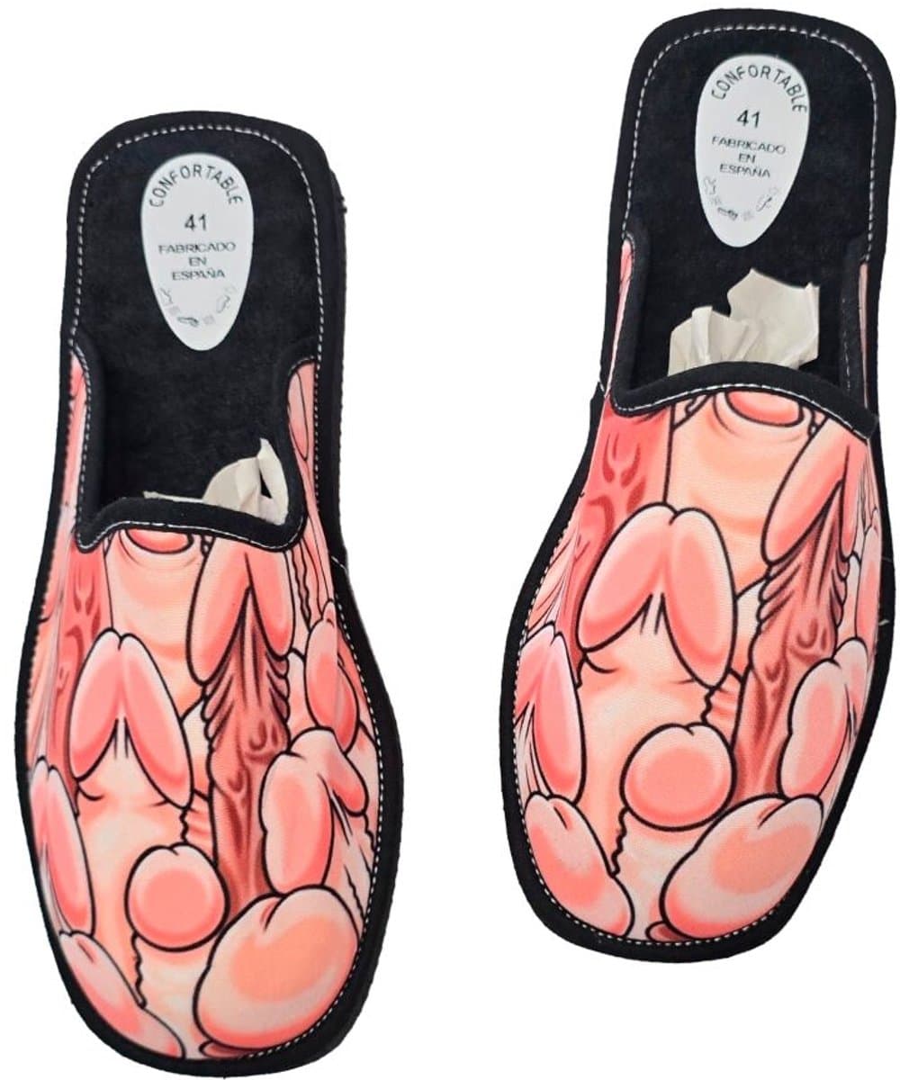 Penis Design Pantoffels — afbeelding 1