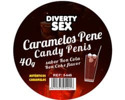Penis Snoepjes met Rum Cola Smaak