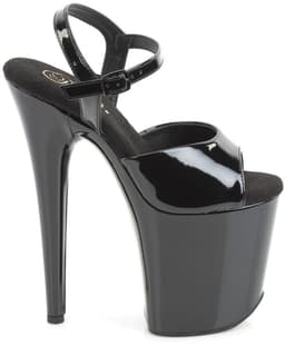 Pleaser - FLAMINGO809WR Sandaal met enkelband, Paaldans schoenen - US 13 - 44 Shoes - Zwart — thumbnail 2