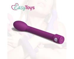 EasyToys - G-Spot Vibrator - Sex Toys voor Vrouwen - Gerichte G-Spot Stimulatie - Makkelijk te Bedienen - Paars