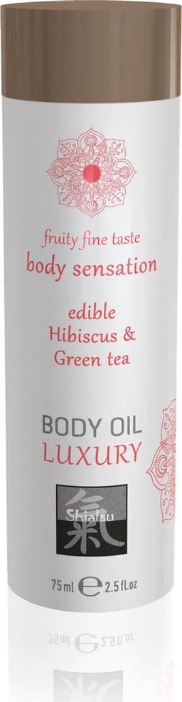 Luxe Eetbare Body Oil - Hibiskus & Groene Thee — thumbnail 1