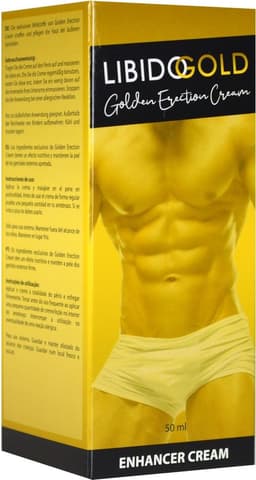 Libido Gold - Golden Erection Cream - Erectiecrème - 50 milliliter — thumbnail 2