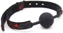 Banoch | courtesan ballgag red | siliconen Bal ∅ 4 cm — thumbnail 17