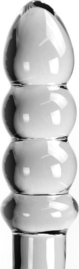 Glazen Dildo Curve - transparant — thumbnail 3