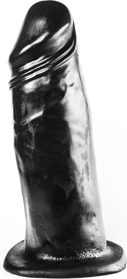 Dark Crystal XXL Dildo 23 x 8,5 cm - zwart — thumbnail 1