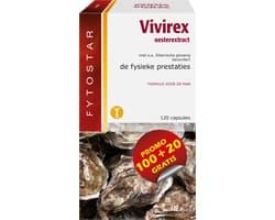 Fytostar Vivirex – Voor het libido – Man prestatie– 120 capsules