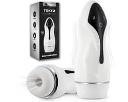 Intimate Desires® Tokyo - Masturbator voor man - Pocket Pussy - Verwarmd - Tril- & Zuigfunctie - Automatische Masturbator - Sex Toys voor mannen - Oplaadbaar