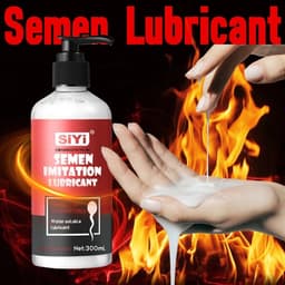 SIYI® | Nepsperma | Sperma Glijmiddel | Water Based | Realistisch Nep Sperma Glijmiddel |Sex Lube - Hybride Glijmiddel - Veilig voor Condooms - Ook voor Massage | Porn Sperma Valse Sperma Waterbasis Glijmiddel Met Doseerpomp | 120 ml — thumbnail 3