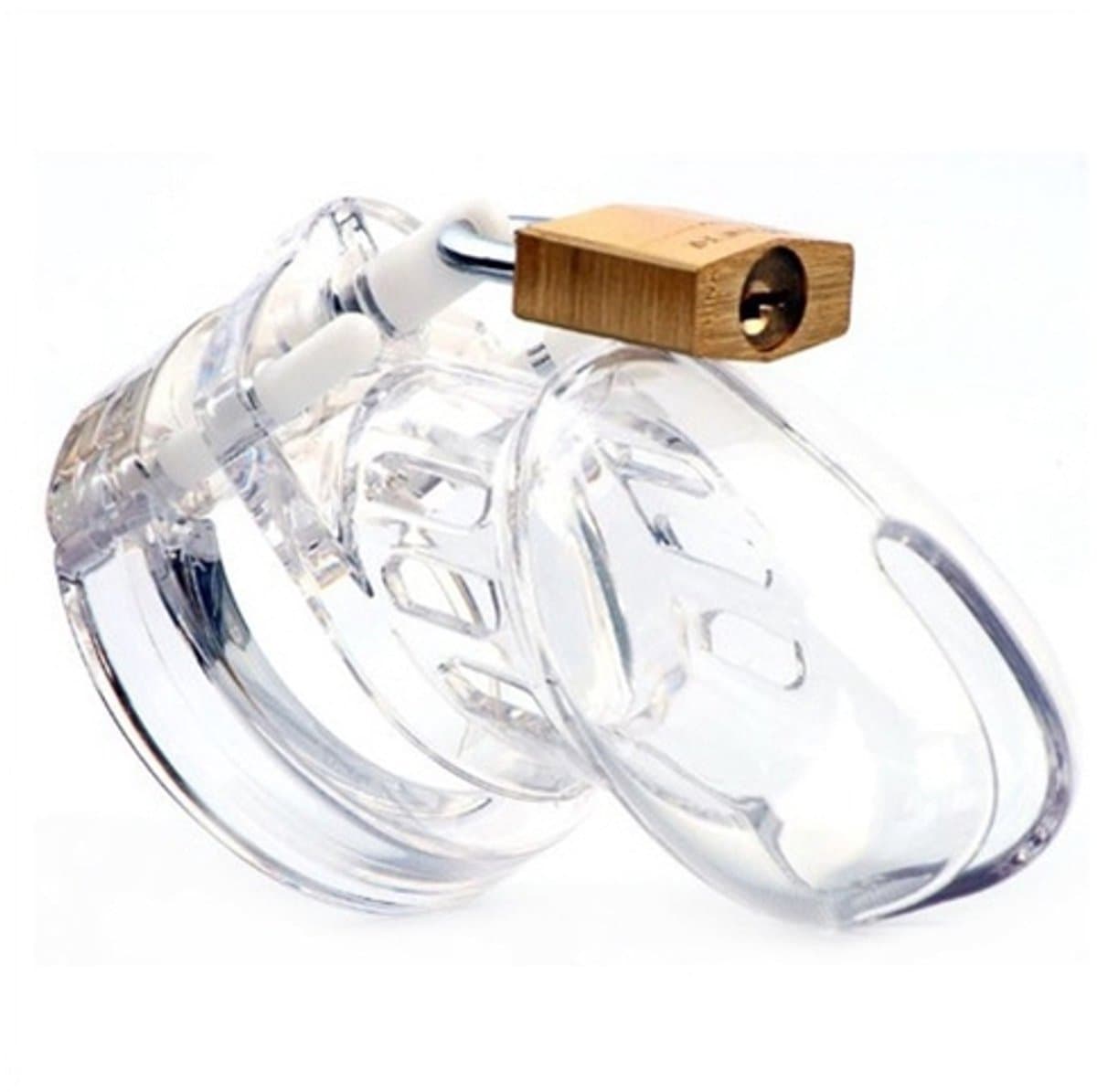 MINI LOCKY kuisheidskooi - Transparante Peniskooi - Kleine Chastity Kooi 6 x 3.2 cm — afbeelding 1