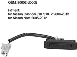 Ontgrendelingsschakelaar 90602-JD00B Achterklep voor Qashqai J10/J10+2, Duurzaam ABS en Rubber — thumbnail 5