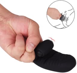 Vrouwen-Koppels-G-spot-Clit-Stimulator-Oplaadbare-Vinger-Vibrator-Speelgoed — thumbnail 1