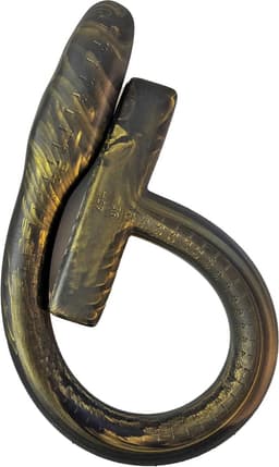 Monster Dildo The Master XL - Extra Lange Anaal Dildo - Zwart/Goud XL — thumbnail 2