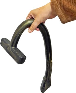 Monster Dildo The Master XL - Extra Lange Anaal Dildo - Zwart/Goud XL — thumbnail 1