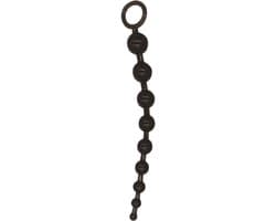 Lovesecret Sensual LS24 Anal Beads Zwart – 30 cm – Flexibele Silicone Anaalketting – Max Ø 3,5 cm – Voor Beginners & Gevorderden — thumbnail 2