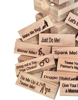 Erotisch Houten Torenspel – 48 blokken met Opdrachten – Inclusief Luxe Houten Bewaardoos – Perfect Cadeau voor Sinterklaas, Schoencadeaus & Kerstcadeaus — thumbnail 12