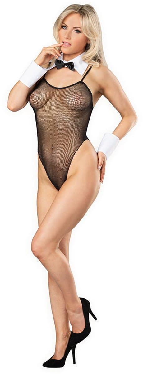 Amorable - Serveerster Outfit - One Size - Zwart — afbeelding 1