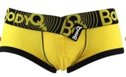 BodyQ Sexy Heren Boxershort – Geel & Zwart – Erotische Herenlingerie – Maat L — thumbnail 1