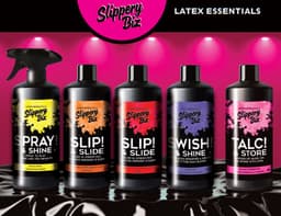 SlipperyBiz - Slip and Slide! DIKKE VARIANT - 500 ml - XXL - glashelder - transparant - geurloos - je glijdt snel en makkelijk latex en rubber kleding en handschoenen in en uit — thumbnail 2