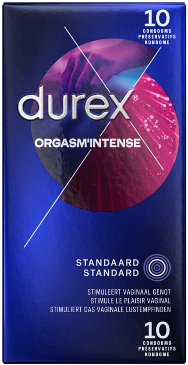 Durex Condooms Orgasm' Intense - 2 x 10 stuks - Voordeelverpakking — afbeelding 1