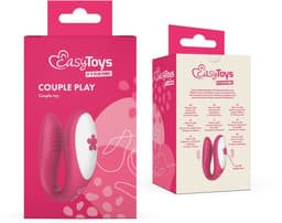 EasyToys Couple Play – Roze Koppel Vibrator – Vibrators voor Vrouwen – Seksspeeltje voor Stellen – Duo Vibrator – Clitoris & G-Spot Stimulator – Vibrerend Ei – Oplaadbaar via USB – Waterdicht – Intiem Sex & Seks Speeltje voor Koppels — thumbnail 4