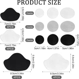 Heel Hole Repair Patches 34pcs - Schoen Heel Reparatie - Heel Pads voor Mannen en Vrouwen — thumbnail 3