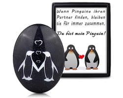 Romantisch Pinguïn Cadeau – Perfect voor Trouwdag, Valentijnsdag en Huwelijkscadeau