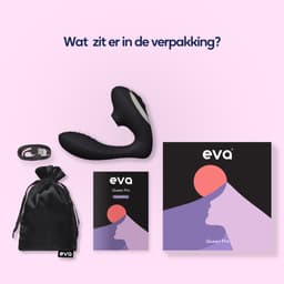 Eva® Queen Pro - Vibrator voor Vrouwen - Luchtdruk Sex Toy - G-Spot Stimulator & Clitoris Satisfyer - Seksspeeltjes voor Koppels - Dildo Vibrator - Realistisch - Sex Toys voor Vrouwen - Cadeau voor vrouw - Obsidian Black — thumbnail 12