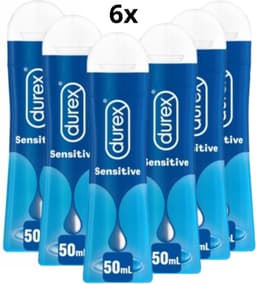 Durex Glijmiddel - Play Sensitive - Waterbasis - 50ml x6 - Voordeelverpakking — thumbnail 1