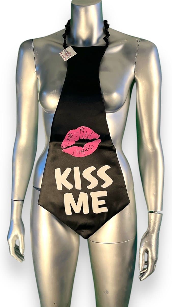 Kiss Me Stropdas XXL - Humoristisch en Gedurfd Feestaccessoire — afbeelding 1