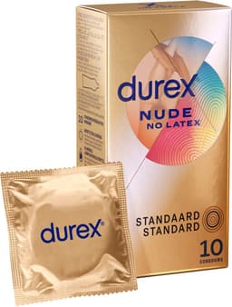 Durex Condooms Nude - Latexvrij - 10 stuks — thumbnail 1