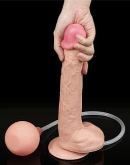 Realistische Spuitende Dildo – 23 cm — thumbnail 13