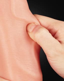 LoveToy - Realistic Dildo 30.5 cm - Nude — thumbnail 2