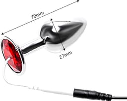 Elektrische stimulatie penis plug en buttplug - E-stim set - Afstandsbediening - Schok stimulatie - Stroom - BDSM — thumbnail 2