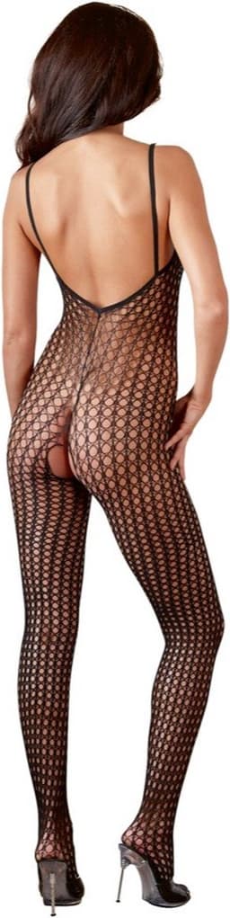 Sexy Lingerie - Catsuit met Open Kruis - Erotische Catsuit - Bodystocking - XL/XXL — thumbnail 2