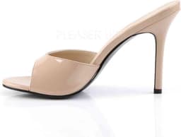 Pleaser - CLASSIQUE01 Muiltjes met hak - US 11 - 41 Shoes - Creme — thumbnail 3