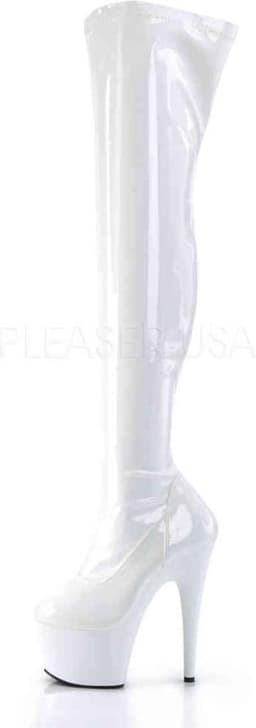 EU 40 = US 10 | ADORE-3000 | 7 Heel, 2 3/4 PF Stretch Thigh Boot, Side Zip — thumbnail 3