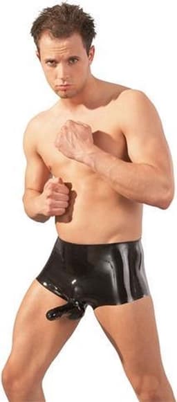The Latex Collection Latex Boxer Met Sleeve — thumbnail 4