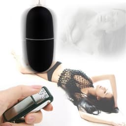 10 Speed Remote Vibrating Egg Big zwart - Tril ei — thumbnail 5