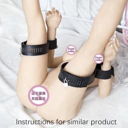 BDSM spreader bar / spreidstang verstelbaar met 2 hand en 2 voetboeien Cimejo® — thumbnail 1