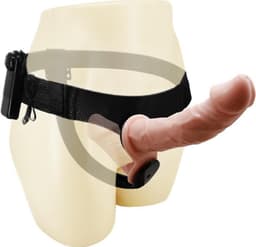 Dubbele Vibration Dildo Blank - Spannend voor koppels - Sex speeltjes - Sex toys - Strap on Dildo - Vibrator - Erotiek - Bondage - Vibrators voor vrouwen - Sexspelletjes voor mannen en vrouwen – Seksspeeltjes - Stimulator — thumbnail 3